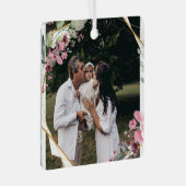 Personalisiertes Foto Ornament Aus Metall (Vorderseite Rechts)