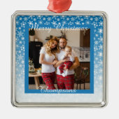 Personalisiertes Foto Ornament Aus Metall (Vorne)
