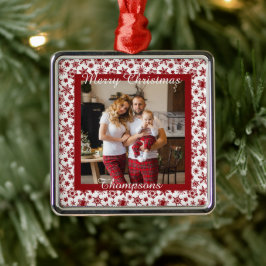 Personalisiertes Foto Ornament Aus Metall