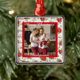 Personalisiertes Foto Ornament Aus Metall