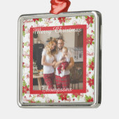 Personalisiertes Foto Ornament Aus Metall (Links)