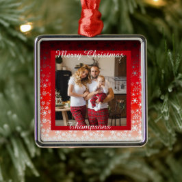 Personalisiertes Foto Ornament Aus Metall