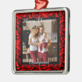 Personalisiertes Foto Ornament Aus Metall (Links)