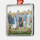 Personalisiertes Foto Ornament Aus Metall (Links)