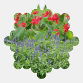 Personalisiertes Foto Ornament Karte (Rückseite)