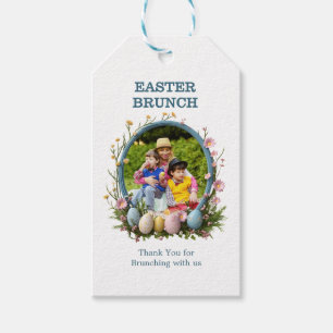 Personalisiertes Foto Ostern Blumendanken Geschenkanhänger