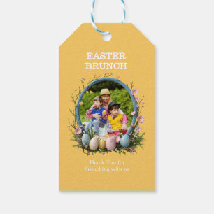 Personalisiertes Foto Ostern Blumendanken Geschenkanhänger
