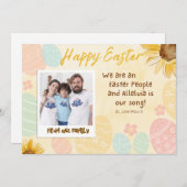 Personalisiertes Foto Osterwohnungskarte Feiertagskarte (Vorne/Hinten)