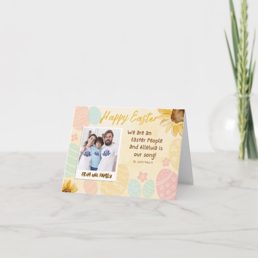 Personalisiertes Foto Osterwohnungskarte Karte (Vorderseite)