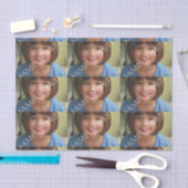 Personalisiertes Foto-Papiertaschentuch. Mach dein Seidenpapier (Handwerk)