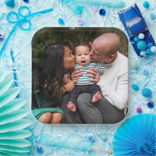 Personalisiertes Foto Pappteller (Party)