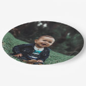 Personalisiertes Foto Pappteller (Schrägansicht)