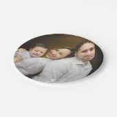 Personalisiertes Foto Pappteller (Schrägansicht)