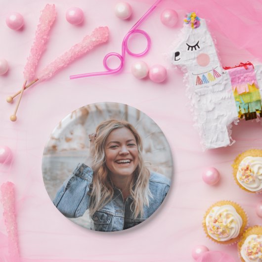 Personalisiertes Foto Pappteller (Party)