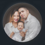 Personalisiertes Foto Pappteller<br><div class="desc">Foto-Teller für personalisierte Papierfamilie</div>