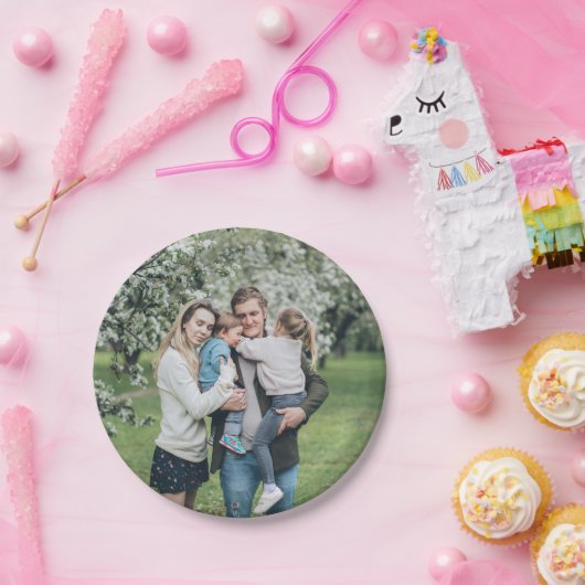 Personalisiertes Foto Pappteller (Party)