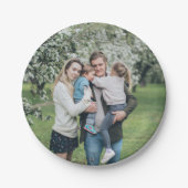 Personalisiertes Foto Pappteller (Vorderseite)