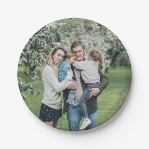 Personalisiertes Foto Pappteller