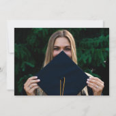 Personalisiertes Foto-Party für InkScript-Abschlus Einladung (Rückseite)