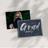 Personalisiertes Foto-Party für InkScript-Abschlus Einladung