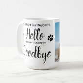 Personalisiertes Foto Pet Memorandum Kaffee Tasse (Vorderseite Links)