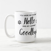 Personalisiertes Foto Pet Memorandum Kaffee Tasse (Links)