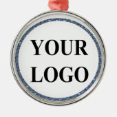 Personalisiertes Foto Picture Family Weihnachten Ornament Aus Metall (Vorne)