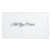 Personalisiertes Foto-Pillowcase-Geschenk Kissenbezug (Rückseite)