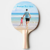 Personalisiertes Foto Ping Pong Paddle benutzerdef Tischtennis Schläger (Rückseite)