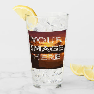 Personalisiertes Foto Pint Glass Glas
