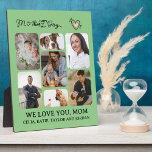 Personalisiertes Foto Plaque-Geschenk für Mama Fotoplatte<br><div class="desc">Geben Sie der Mama eine herzliche Erinnerung Ihrer Liebe mit diesem Personalisierten Foto Plaque Keepake. Diese als aussagekräftiges Ausstellungsstück entworfene Tafel kann mit Ihrem bevorzugten Foto und Ihrer Lieblingsbotschaft angepasst werden und ist somit ein echtes einmaliges Geschenk. Ob Muttertag, Geburtstag oder einfach nur Wertschätzung zeigen, "nur weil", dieser Bewahrer ist...</div>