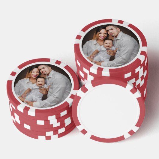 Personalisiertes Foto Pokerchips (Stapel)