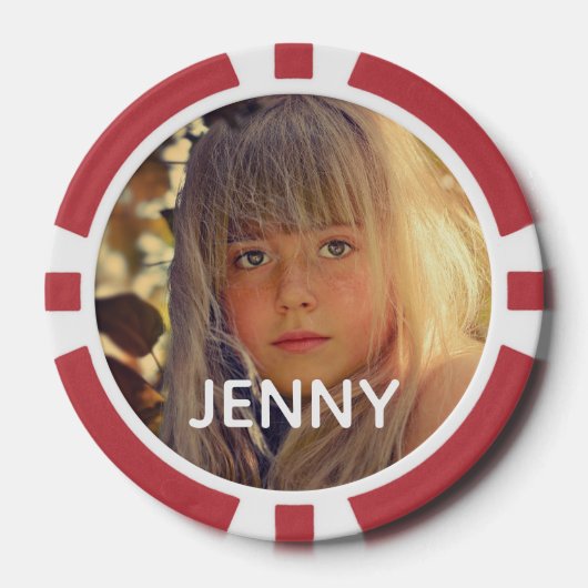Personalisiertes Foto Pokerchips (Vorderseite)