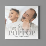 Personalisiertes Foto Poppop Plaque Fotoplatte<br><div class="desc">Moderne personalisierte Foto-Plakette ideal für Väter Tag, Geburtstag, Weihnachten und vieles mehr. Ein Geschenk, das jeder Großvater Liebe machen würde! Die Keepake-Funktionen, die ich Ihnen, über Ihr Lieblingsfoto, personalisiert mit dem Vorlagentext "POPPOP" und eine persönliche Nachricht. Schriftart Stile können geändert werden, indem Sie nach der Personalisierung auf den entsprechenden Link...</div>
