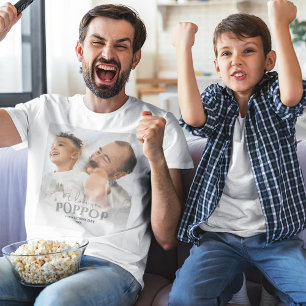 Personalisiertes Foto POPPOP Vatertag T-Shirt