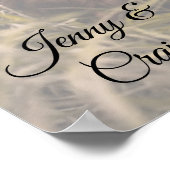 Personalisiertes Foto-Poster für ein Paar Poster (Ecke)