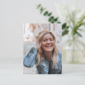 Personalisiertes Foto Postkarte (Stehend Vorderseite)