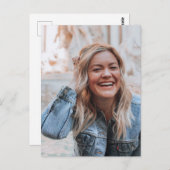 Personalisiertes Foto Postkarte (Vorne/Hinten)