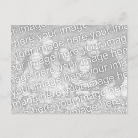 Personalisiertes Foto Postkarte (Vorderseite)