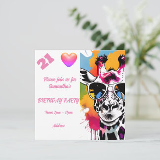 Personalisiertes Foto Postkarte Geburtstag Einladu