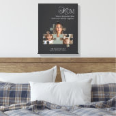 Personalisiertes Foto Puzzle Piece Kunst Mama + 2  Leinwanddruck (Insitu (Schlafzimmer))