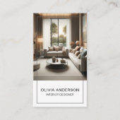 Personalisiertes Foto QR Social Media Beruflich Visitenkarte (Vorderseite)