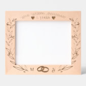 Personalisiertes Foto Rahmen Jubiläumsgeschenk (Vorderseite)