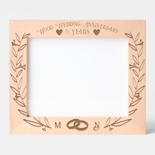 Personalisiertes Foto Rahmen Jubiläumsgeschenk (Vorderseite)