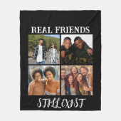 Personalisiertes Foto "Real Friends noch vorhanden Fleecedecke (Vorderseite)