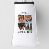 Personalisiertes Foto "Real Friends noch vorhanden Golf Headcover (Rotieren 90)