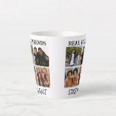 Personalisiertes Foto "Real Friends noch vorhanden Milchtasse (Vorderseite)