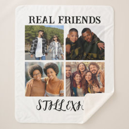 Personalisiertes Foto "Real Friends noch vorhanden Sherpadecke