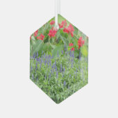 Personalisiertes Foto Runde Keramik Ornament (Vorderseite Links)