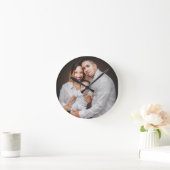 Personalisiertes Foto Runde Wanduhr (Zuhause)